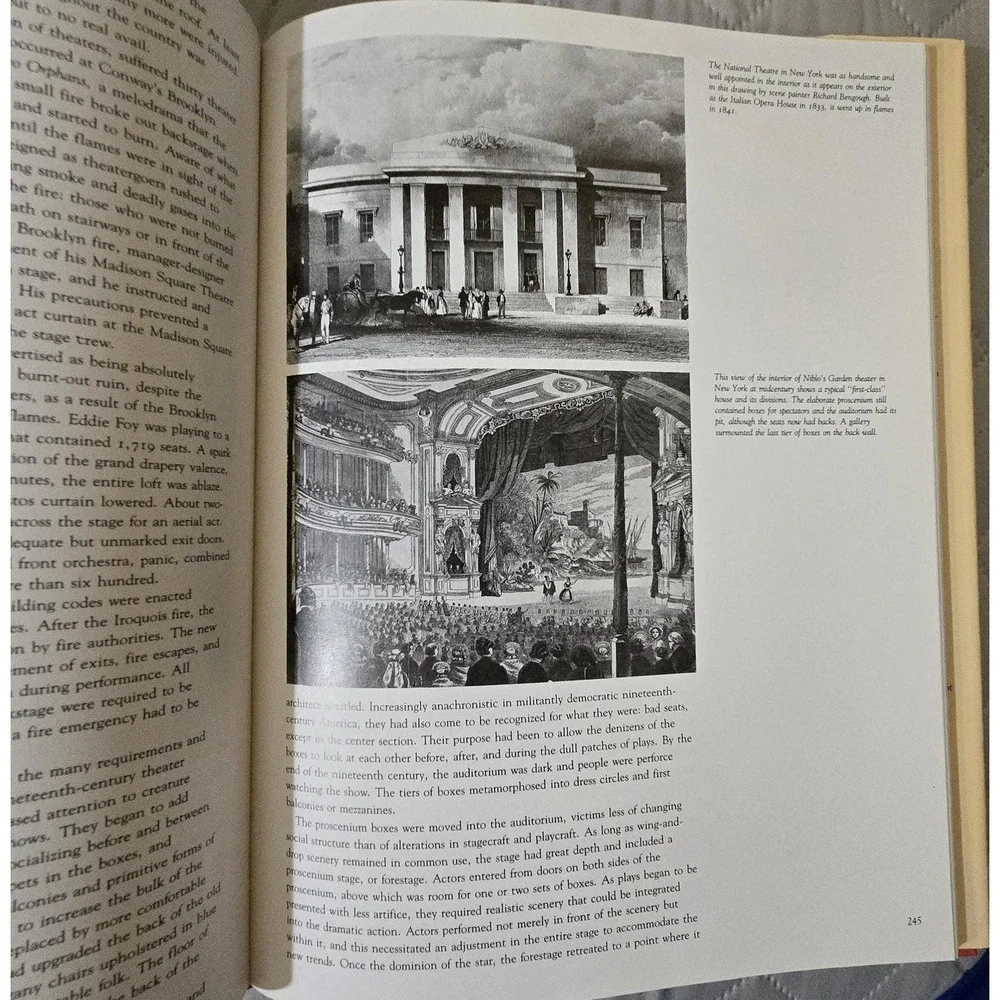 Vintage Theater in America Book Mary C Henderson 1988 American Express Edition